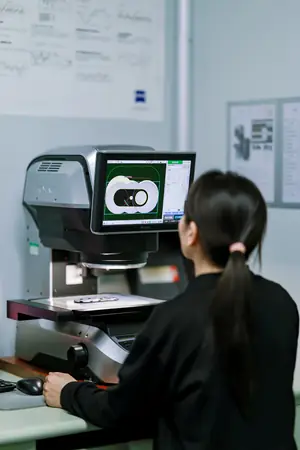 工模部员工正在操作